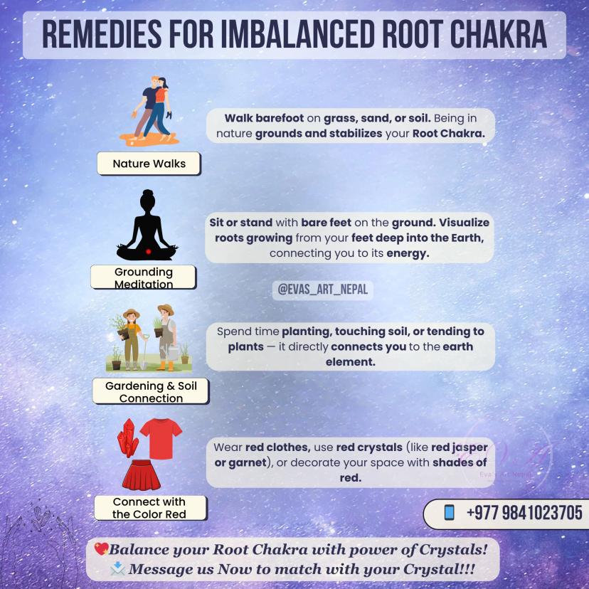Root Chakra Healing: Grounding Remedies for Stability, Safety & Strength